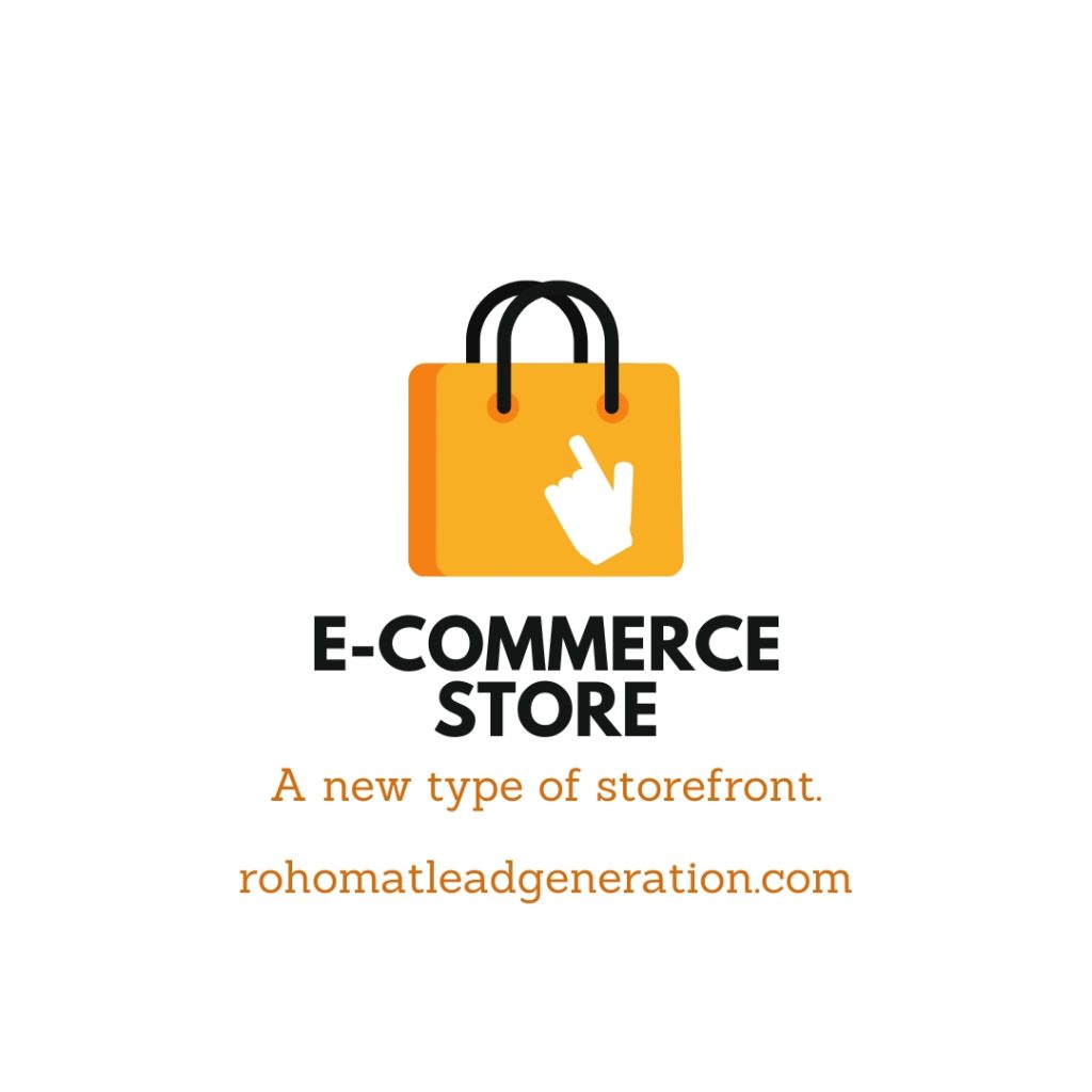 E-commerce Online Store Logo rohomatleadgeneration.com